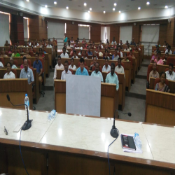         09-04-2019 : Vipasaana intro and Anapana session conducted 
At zp office camp